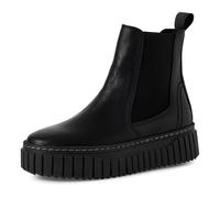 Tamaris Bottes en cuir pour femme, Cuir noir, 41 EU