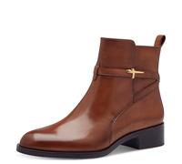 Tamaris Bottes plates pour femme, Marron cognac, 42 EU