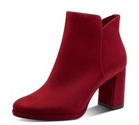 Tamaris Bottes végétaliennes pour femme, rouge, 40 EU