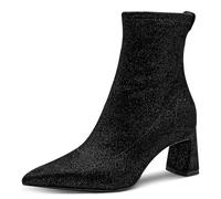 Tamaris Bottes végétaliennes pour femme, Structure noire., 38 EU