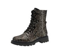 Tamaris Bottines à lacets brun foncé / gris clair / noir, Taille 42