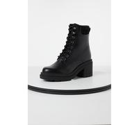 Tamaris Bottines à talon en dentelle pour femme 1-25294-45 - Noir - Taille 37 EU, Cuir noir, 37 EU