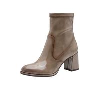 Tamaris Bottines à talon pour femme 1-25357-41 - Taupe - Brevet - Taille 40 EU, Couleur : taupe, 40 EU