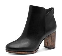 Tamaris Femme Damen Boot Heel 1-25352-45 Bottine, Noir/Comb, 36 EU
