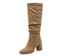 Tamaris Bottines à talons longs pour femme 1-25523-45 - Bottes mi-hautes - Beige - Taille 35 EU, beige, 35 EU
