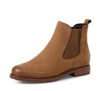 Tamaris Bottines Chelsea pour Femme 1-25056-41, Camel Nubuc, 39 EU