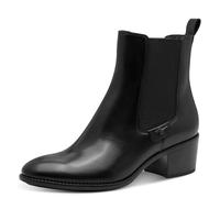 Tamaris Bottines Chelsea pour femme 1-25325-45 - En cuir noir - Taille 41 EU, Cuir noir, 41 EU