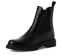Tamaris Bottines Chelsea pour femme 1-25427-41 - Noir croco - Taille 40 EU, Black Croco., 40 EU