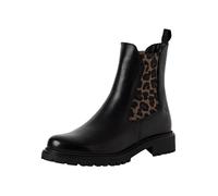 Tamaris Bottines Chelsea pour femme 1-25427-41, Noir/léopard, 38 EU