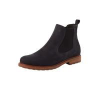 Tamaris Bottines Chelsea femme – nubuck bleu marine, doublure confortable, semelle TOUCHit – 37 EU
