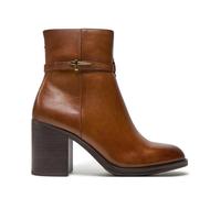 Tamaris - Bottines élégantes en cuir de haute qualité avec accessoire latéral - Femme - Chaussures - Brun - Taille: 36 EU