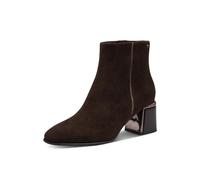 Tamaris Bottines en cuir pour femme - Talon bloc - Marron - 1-25396-47-304 | Look cuir élégant avec confort : bottines Tamaris avec talon de 65 mm, antidérapantes, anti-chocs et TOUCH-IT.
