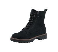 Tamaris Bottines plates en dentelle pour femme 1-25207-45 - Bleu marine - Taille 37 EU, bleu marine, 37 EU