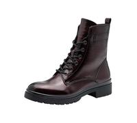 Tamaris Bottines plates en dentelle pour femme 1-25236-43 Merlot Patent 36 EU, Brevet Merlot, 36 EU