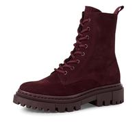 Tamaris Bottines plates en dentelle pour femme 1-25276-41 Merlot, 38 EU, merlot, 38 EU