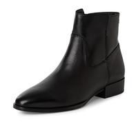 Tamaris Bottines plates pour femme 1-25021-45 - En cuir noir - Taille 40 EU, Cuir noir, 40 EU