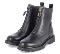 Tamaris Bottines plates pour femme 1-25412-45 - Noir serpent - Taille 37 EU, Black Snake., 37 EU