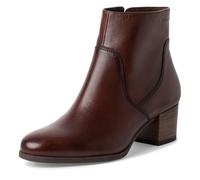 Tamaris Bottines tendance pour femme 1-25032-43 - En cuir cognac - Taille 39 EU, Cuir de cognac., 39 EU