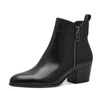 Tamaris Bottines tendance pour femme 1-25398-43 - Noir/structure - Taille 39 EU, Structure noire, 39 EU