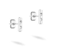 Tamaris Boucles d'oreilles pour femme - En acier inoxydable - Imperméables, 1 cm, Acier inoxydable, Verre