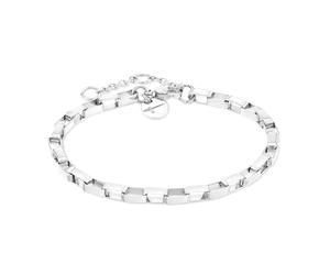 Tamaris Bracelet à gros maillons en acier inoxydable, 21 cm, Acier inoxydable, Pas de gemme