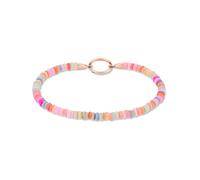 Tamaris Bracelet TJ-0637-B-18 en acier inoxydable IP or rose, 18,5 cm, Acier inoxydable, Pierres de coquillages