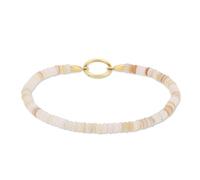 Tamaris Bracelet TJ-0634-B-18 en acier inoxydable IP doré, 18,5 cm, Acier inoxydable, Pierres de coquillages