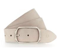 Tamaris Ceinture beige en cuir pour femme - Velours Belt Dark Vanilla 197270 85 cm