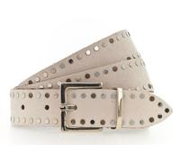 Tamaris Ceinture beige pour femme - Leather Belt Dark Vanilla 197288 95 cm