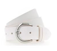 Tamaris Ceinture blanc en cuir pour femme - Leather Belt 197299 85 cm
