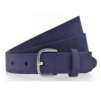 Tamaris Ceinture bleu en cuir pour femme - Slim Velours Belt Velvet Blue 197533 110 cm