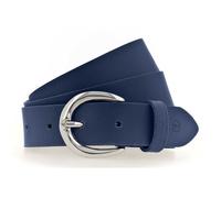 Tamaris Ceinture bleu foncé en cuir pour femme - Leather Belt Royal Blue 322995 110 cm