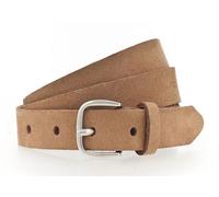 Tamaris Ceinture brun clair en cuir pour femme - Slim Velours Belt Cognac 197269 85 cm