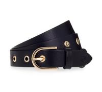 Tamaris Ceinture Cuir véritable 105 cm noir