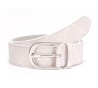 Tamaris Ceinture gris en cuir pour femme - Logo Belt Lightgrey 131514 110 cm