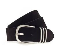 Tamaris Ceinture noir en cuir pour femme - Classic Velours Belt 197212 115 cm