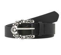 Tamaris Ceinture noir pour femme - Leather Belt Schwarz 139085 130 cm