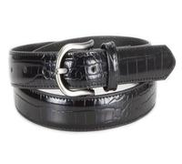 Tamaris Ceinture noir pour femme - Women's Croco Belt 113652 115 cm