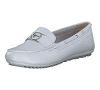 Tamaris Chaussons confortables pour femme, Cuir blanc., 38 EU