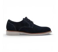 Tamaris Chaussures Habillées Homme Bleues En Daim Cuir Derbies À Lacets