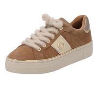 Tamaris Chaussures Plates à Lacets pour Femme, Daim Chameau, 41 EU