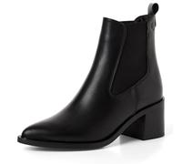 Tamaris Chelsea femme en cuir à talon bloc noir 37 EU