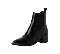 Tamaris Chelsea femme en cuir à talon bloc noir 40 EU