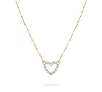 Tamaris Collier avec pendentif en forme de cœur - Amazon Exclusive, 45 cm, Acier inoxydable, Zircone cubique
