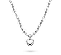 Tamaris Collier pour femme en acier inoxydable avec petit cœur | Imperméable, doux pour la peau, 45 cm, pendentif amovible