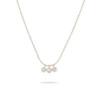 Tamaris Collier TJ-0605-N-45 en argent 925 IP or rose, 45 cm, Acier inoxydable, Zircone cubique