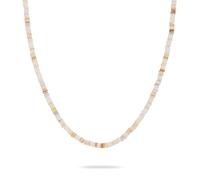 Tamaris Collier TJ-0633-N-45 en acier inoxydable IP doré, 45 cm, Acier inoxydable, Pierre de coquillage