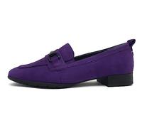 Tamaris Comfort 8-84205-41 Komfortable Mehrweite Bequemschuh Damenschuh mit Kette Alltagsschuhe Business, Mocassin, Purple Nubuk,