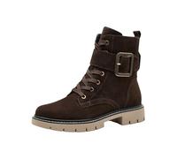 Tamaris Comfort 8-85106-43 Bottines Plates en Dentelle pour Femme Botte Tendance, Mocca Suede, 41 EU Large