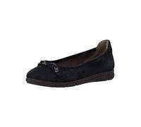 Tamaris Comfort ballerines femme cuir classiques confort fit, Navy, 38 EU